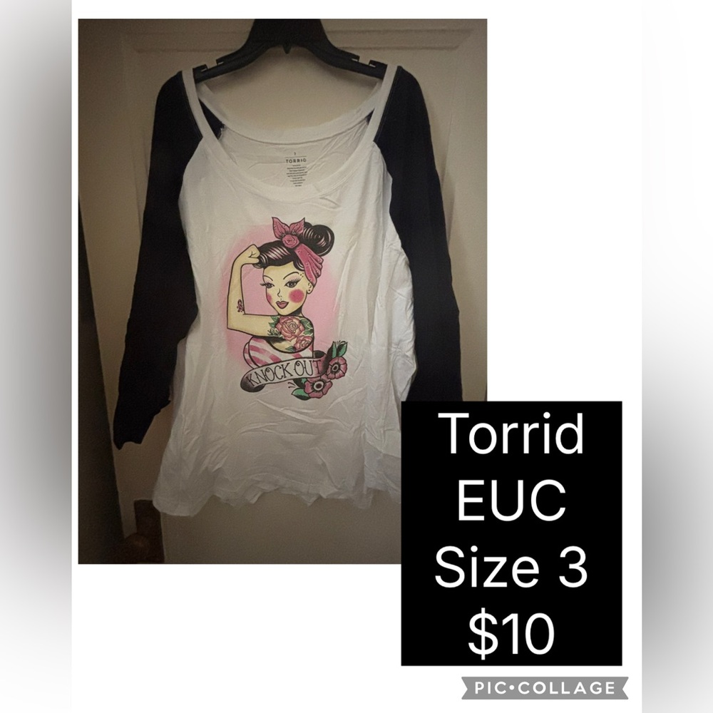 Torrid Breast Cancer Awareness Classic Fit Raglan Tee